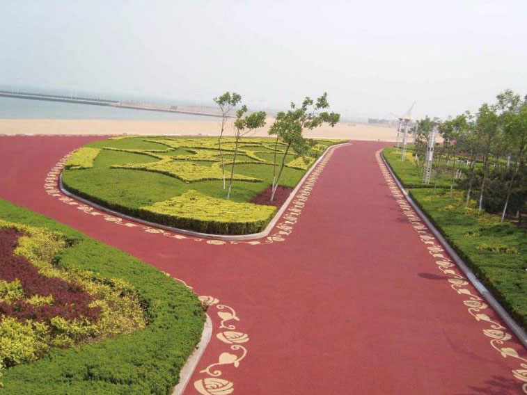 成都透水地坪案例