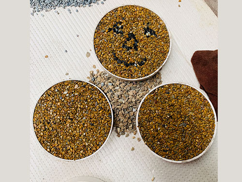 地板黃水洗石樣塊